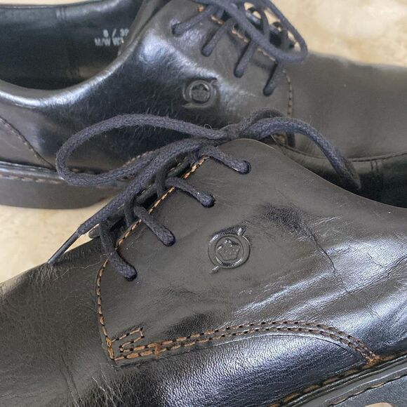 Born Leather Oxford Lace Up Derby Shoes - Picture 10 of 14